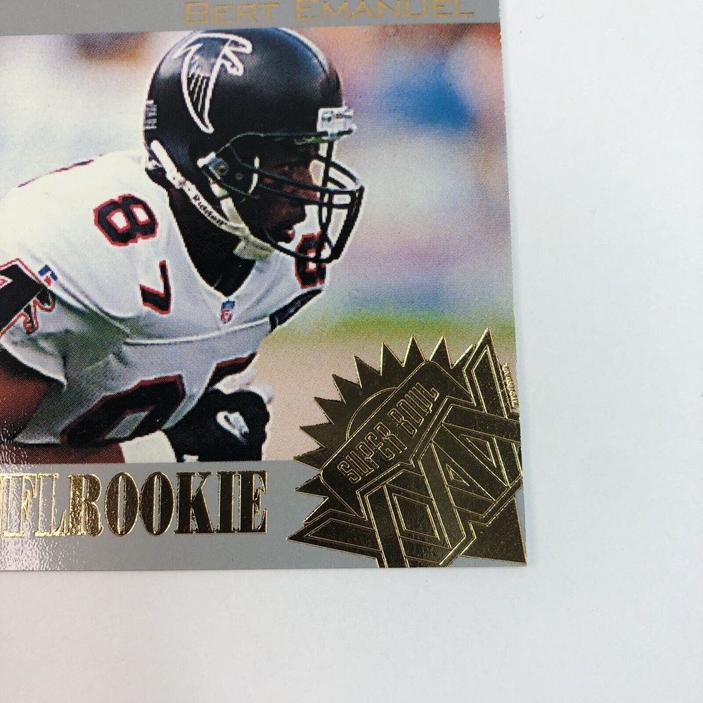 1994 Classic NFL Rookie Card BERT EMANUEL Atlanta Falcons, Super Bowl 29, Rare - Picture 3 of 10